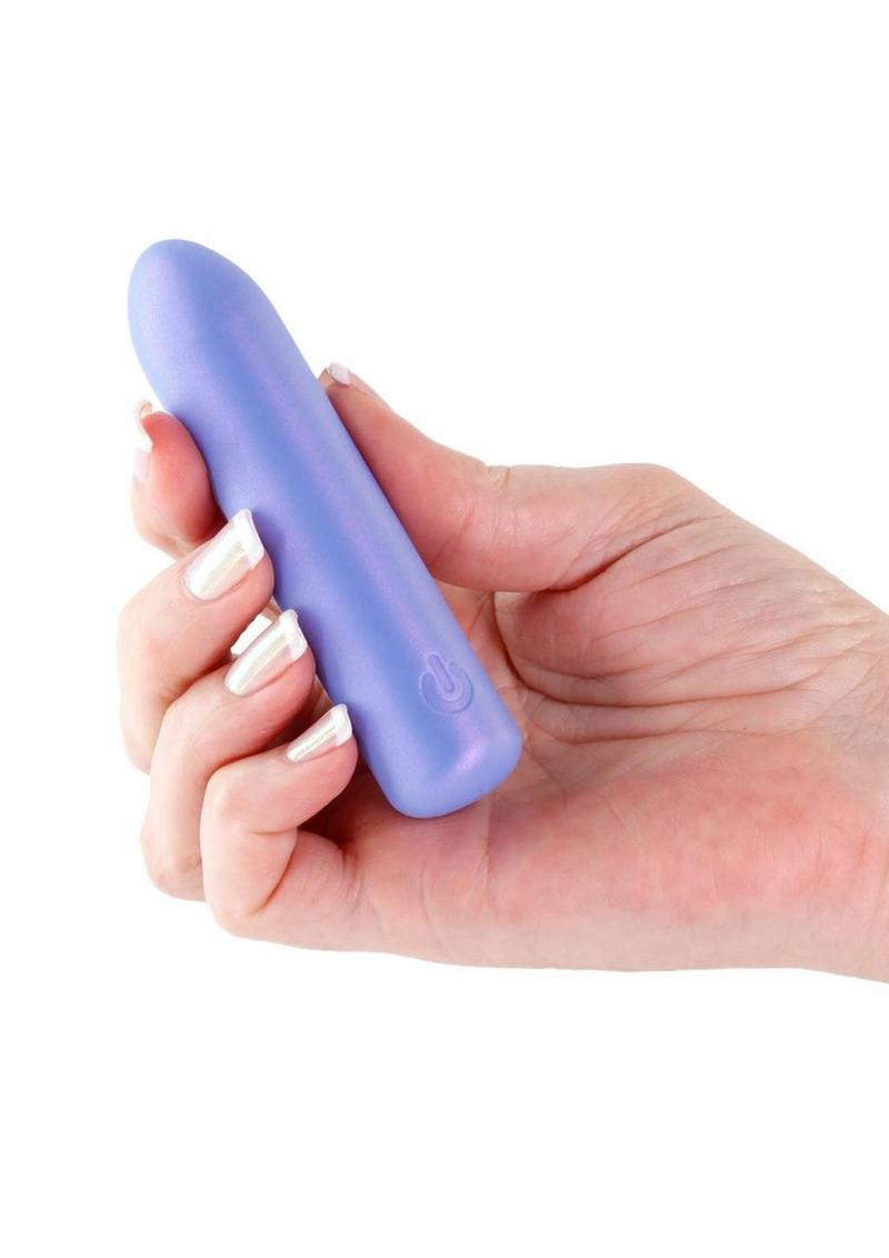 Seduction Roxy Rechargeable Silicone Bullet - Blue