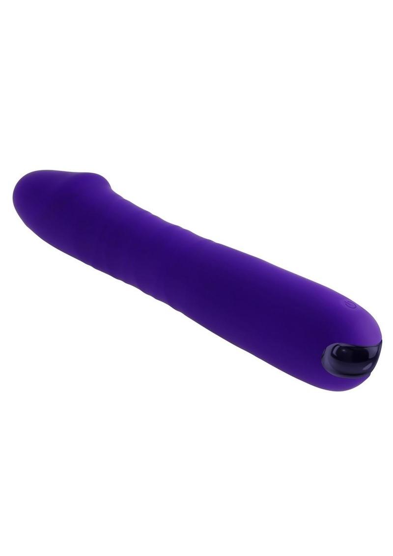 Selopa Ambition Rechargeable Silicone Thrusting Vibrator - Purple