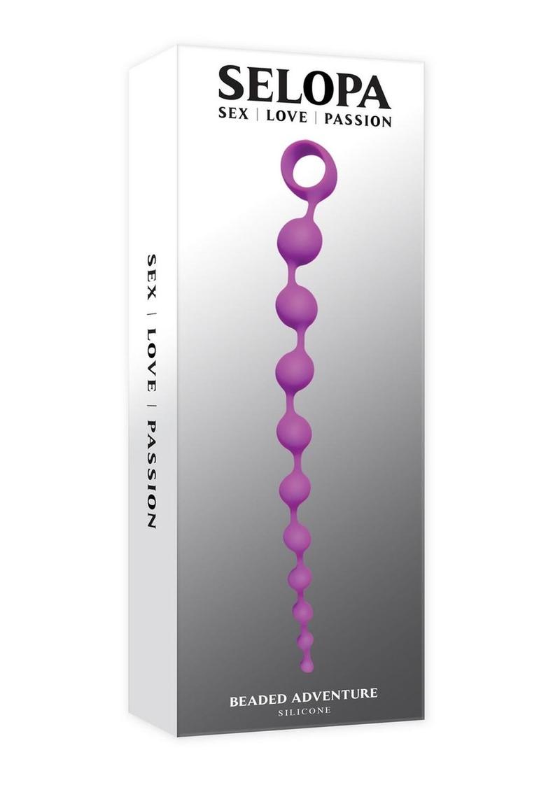 Selopa Beaded Adventure Silicone Anal Beads - Purple