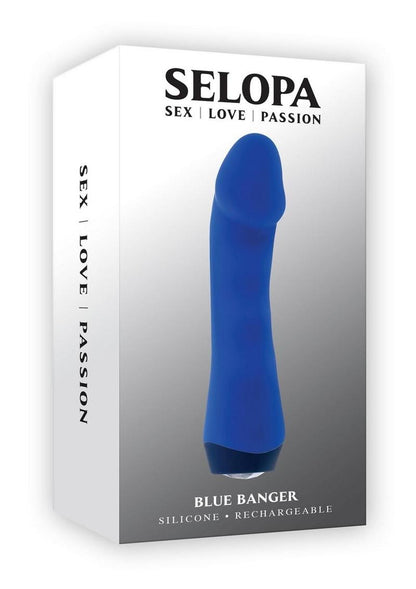 Selopa Blue Banger Rechargeable Silicone Vibrator