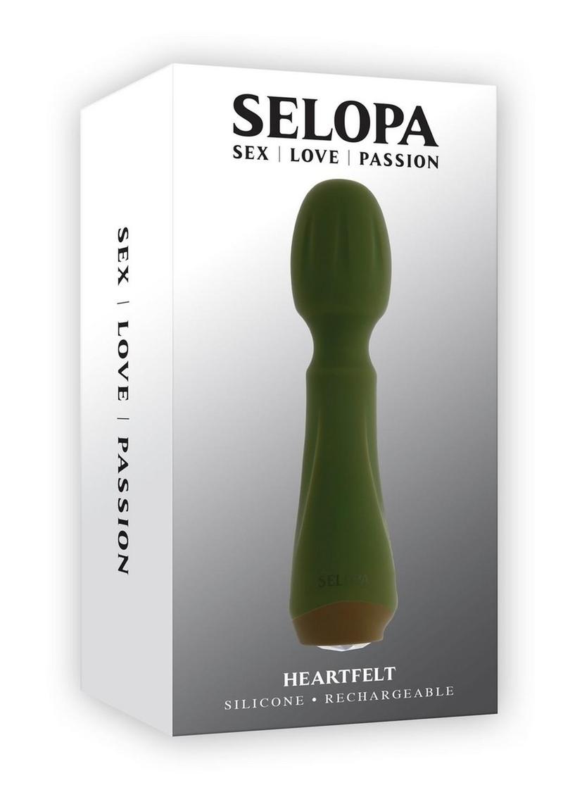 Selopa Heartfelt Rechargeable Silicone Body Wand