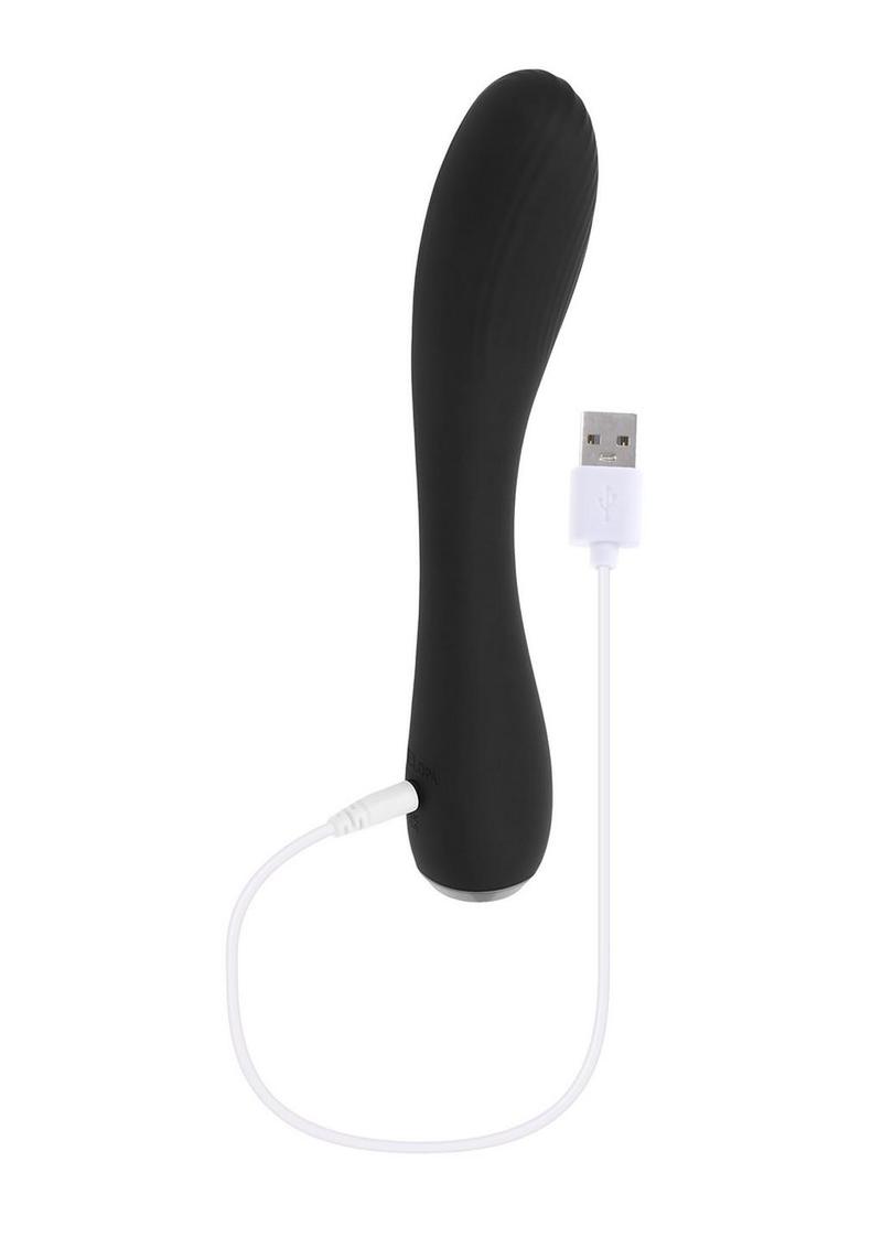 Selopa Midnight Magic Rechargeable Silicone Vibrator - Black