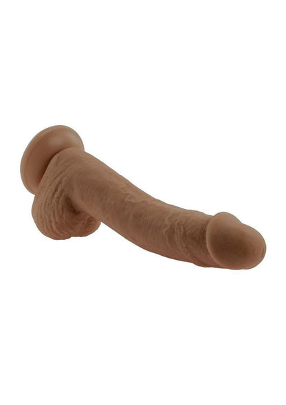 Selopa Natural Feel Flexskin Dildo - Chocolate - 7in