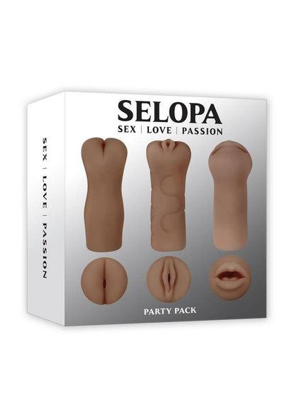 Selopa Party Pack Oral, Vaginal and Anal Strokers