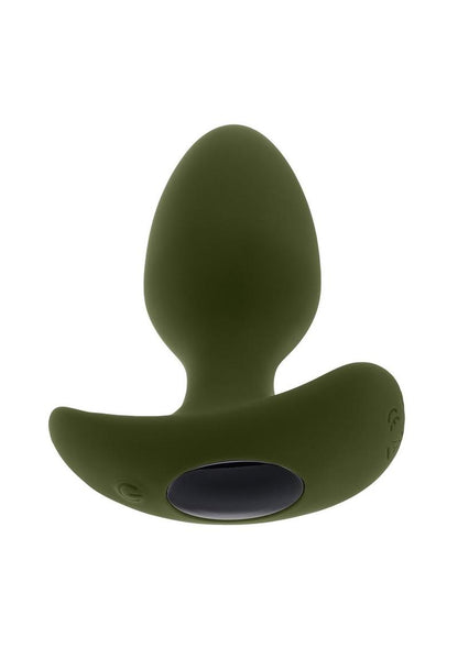 Selopa The Colonel Rechargeable Silicone Anal Plug - Green