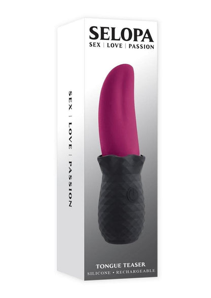 Selopas Tongue Teaser Rechargeable Silicone Clitoral Stimulator