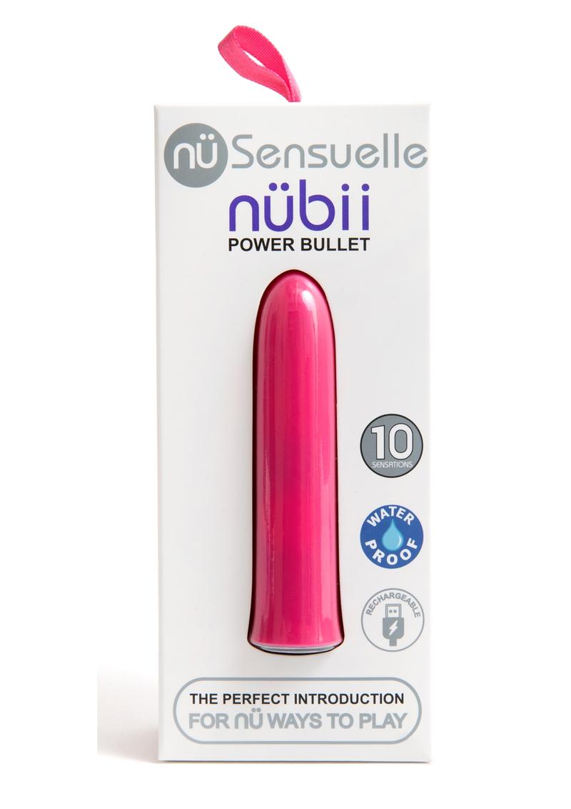 Sensuelle Nubii 15 Function Rechargeable Bullet Vibrator - Blush