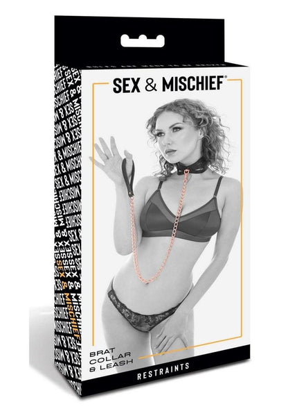 Sex and Mischief Brat Collar Andamp; Leash