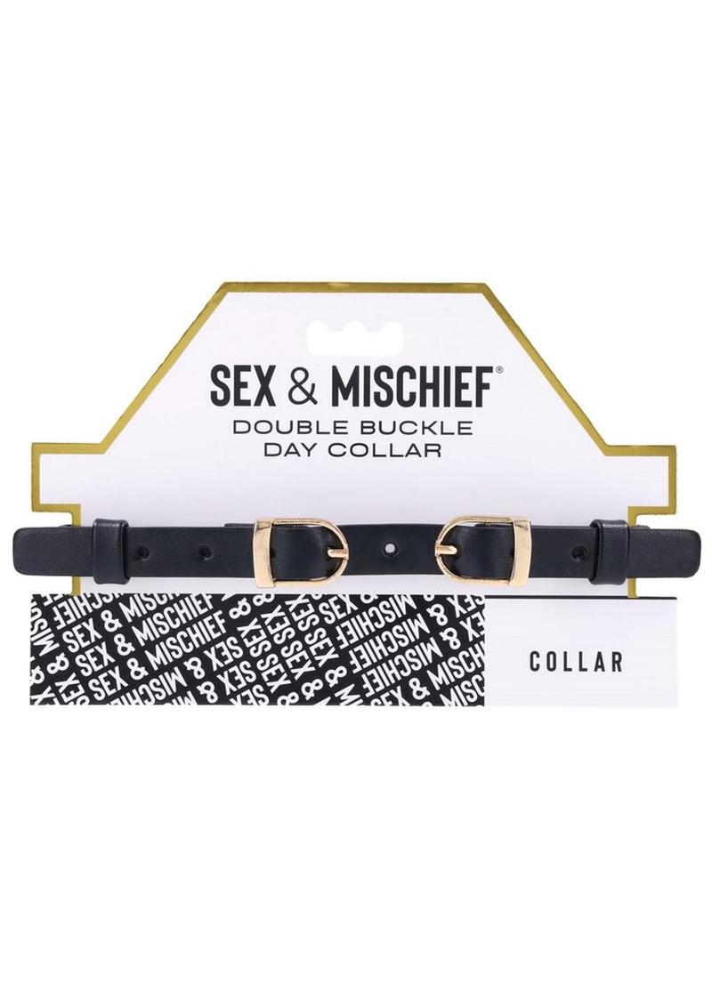 Sex and Mischief Double Buckle Day Collar