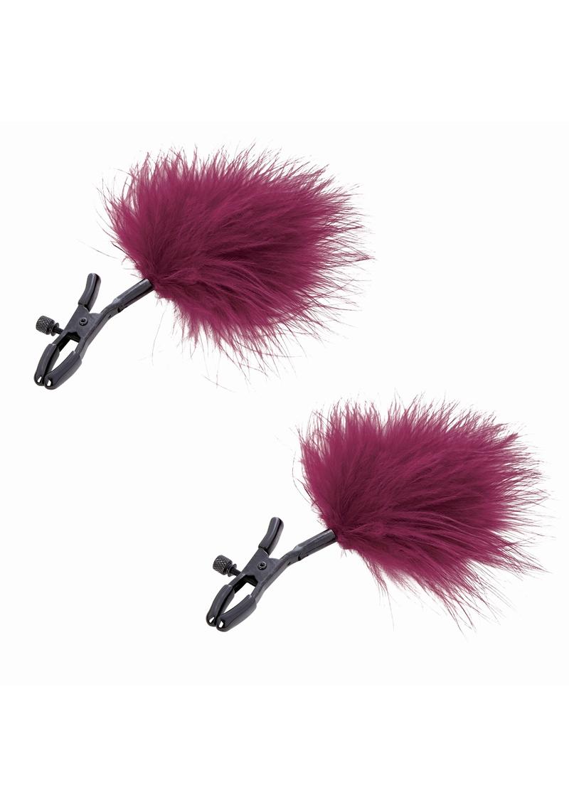 Sex and Mischief Enchanted Feather Nipple Clamps