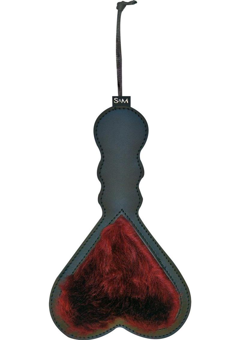 Sex and Mischief Enchanted Heart Paddle - Black/Multicolor/Red