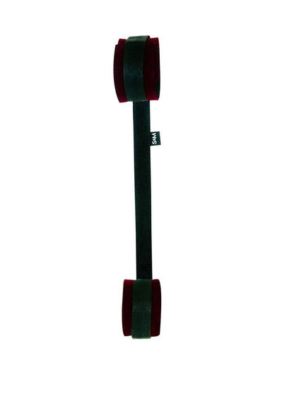 Sex and Mischief Enchanted Spreader Bar - Black/Burgundy