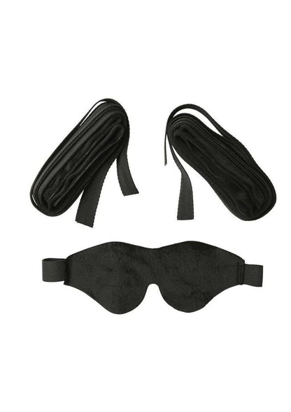 Sex and Mischief Our First Bondage Kit - Black