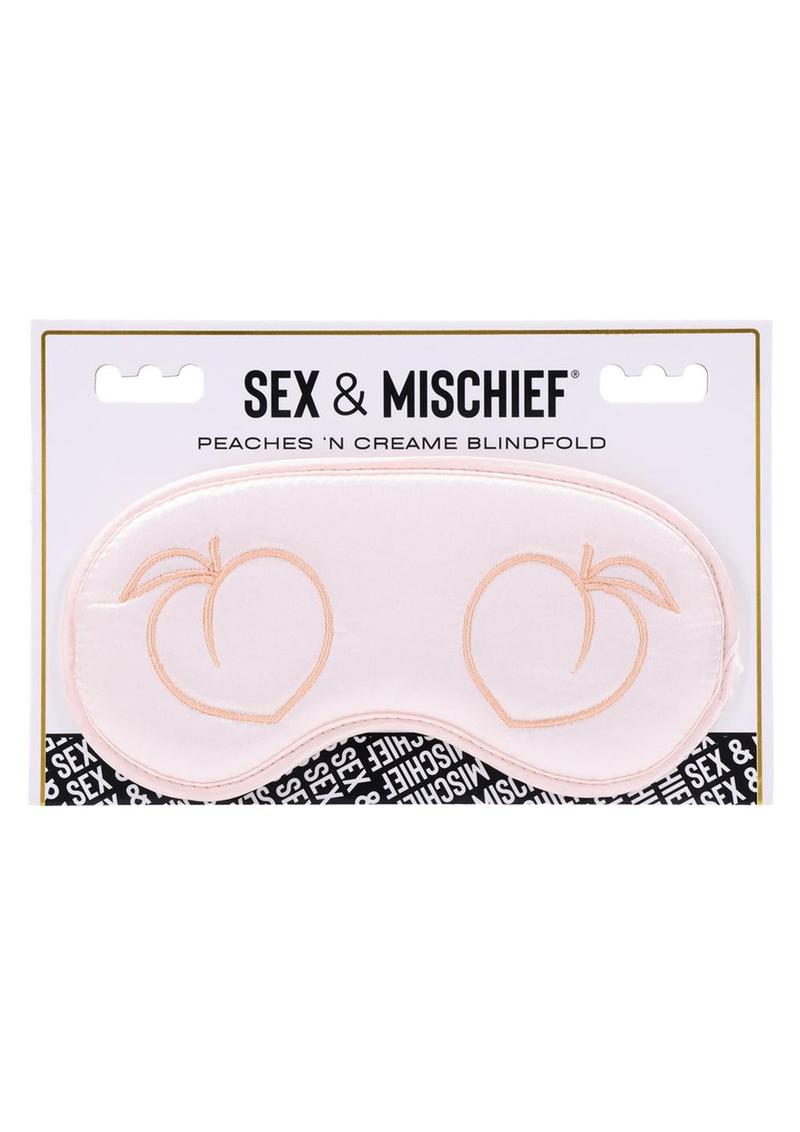 Sex and Mischief Peaches N Creame Blindfold