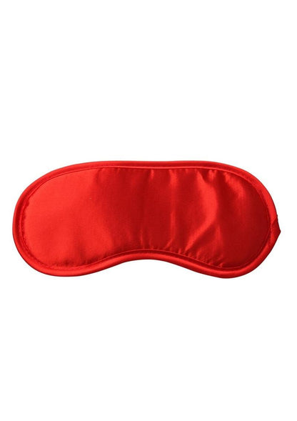 Sex and Mischief Satin Blindfold - Red