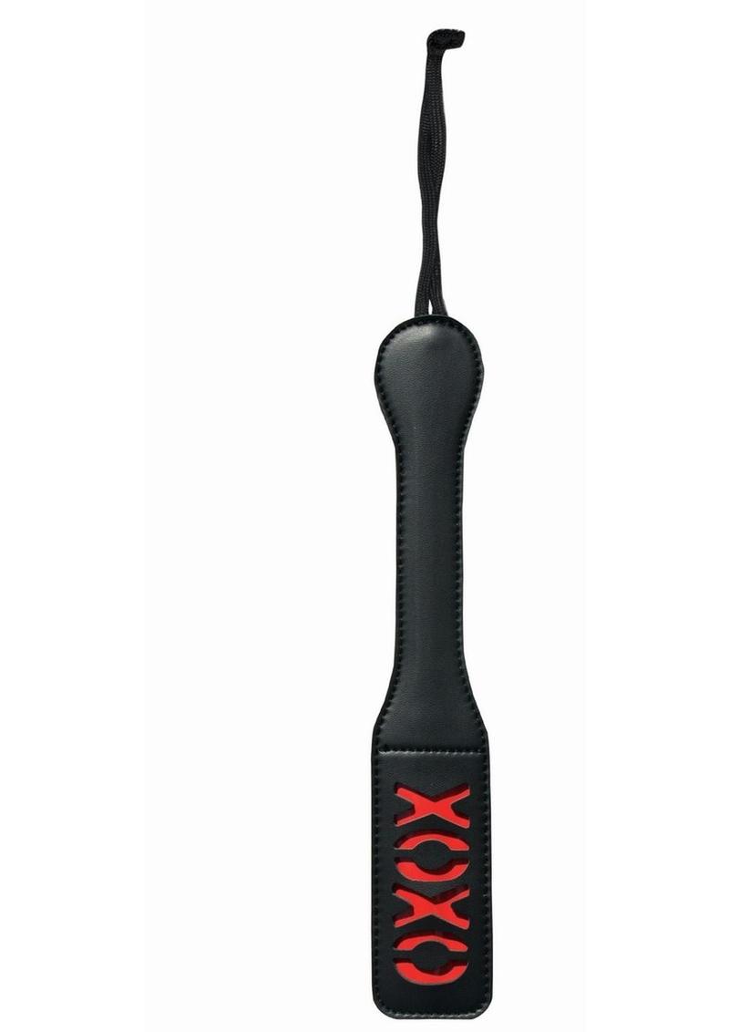 Sex and Mischief Xoxo Paddle - Black - 12in