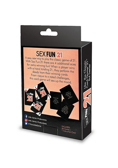 Sex Fun 21 Card Game