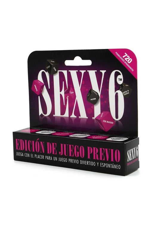 Sexy 6 Foreplay Edition Dice Game (Spanish