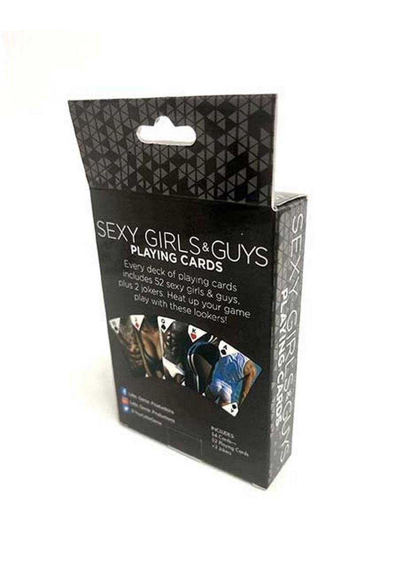 Sexy Girls and Guys Playing Cards