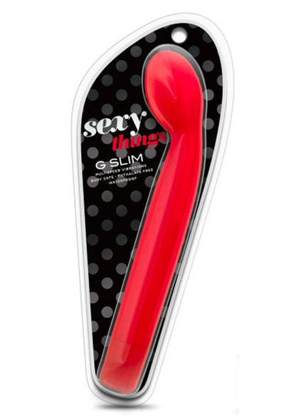 Sexy Things G Slim G-Spot Vibrator - Scarlet