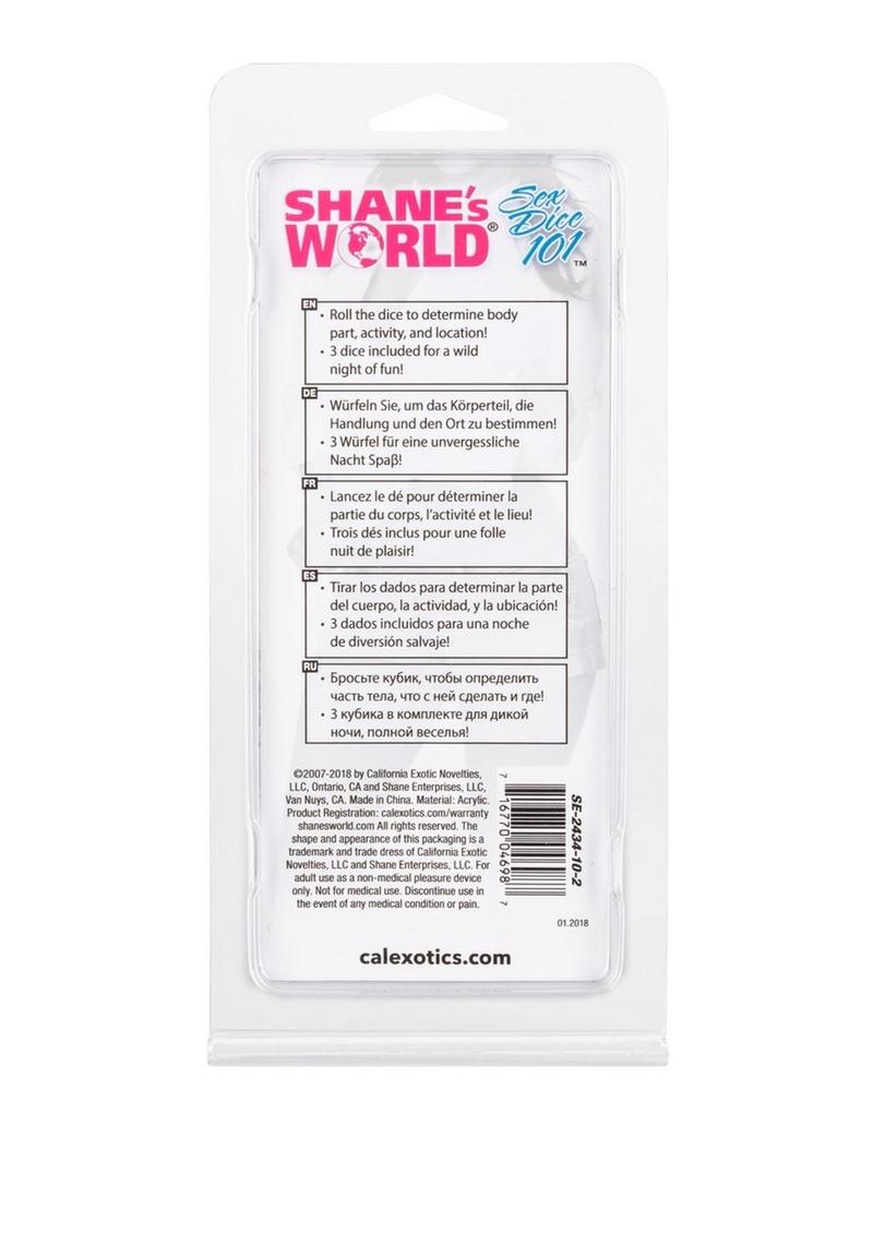 Shane's World Sex Dice 101 - Multicolor