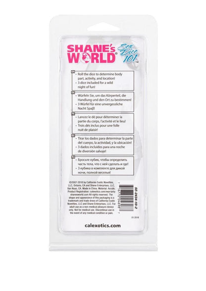 Shane's World Sex Dice 101 - Multicolor