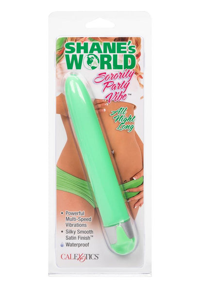 Shane's World Sorority Party Vibe All Night Vibrator - Green