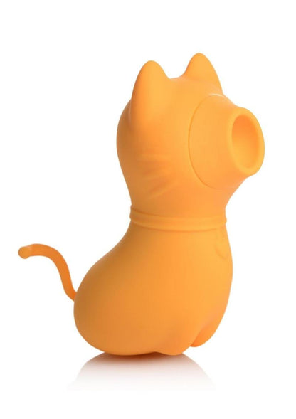 Shegasm Sucky Kitty Rechargeable Silicone Clitoral Stimulator - Orange