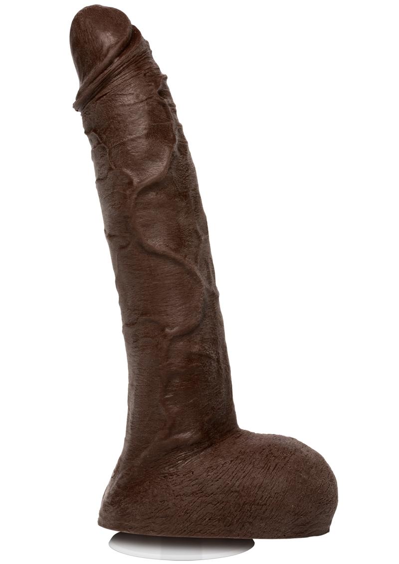 Signature Cocks Jason Luv Dildo - Chocolate - 10in