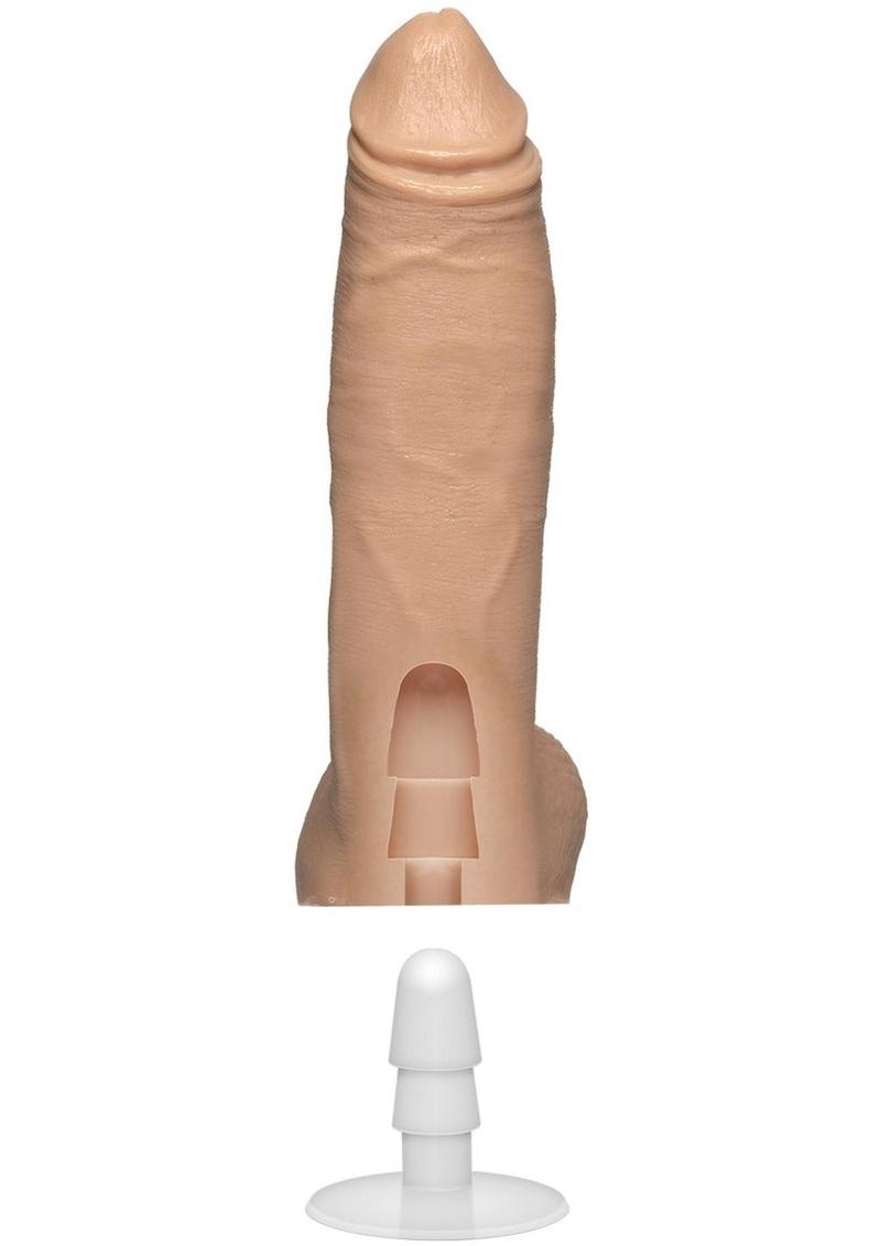 Signature Cocks Tommy Pistol Dildo - Vanilla - 7.5in