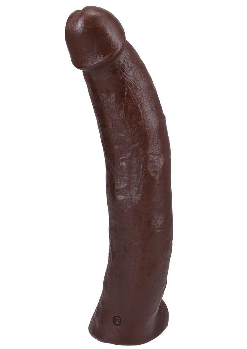 Signature Cocks Ultraskyn Brickzilla Dildo with Removable Suction Cup - Chocolate - 13in