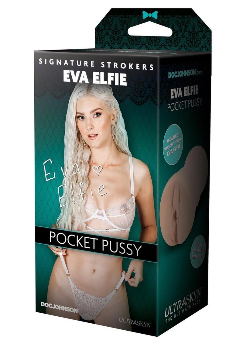 Signature Strokers Eva Elfie Ultraskyn Pocket Masturbator - Pussy