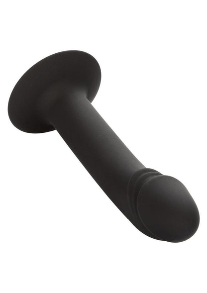 Silicone Curved Anal Stud - Black