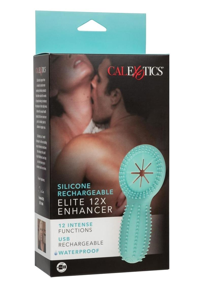 Silicone Rechargeable Elite 12x Enhancer Couples Ring