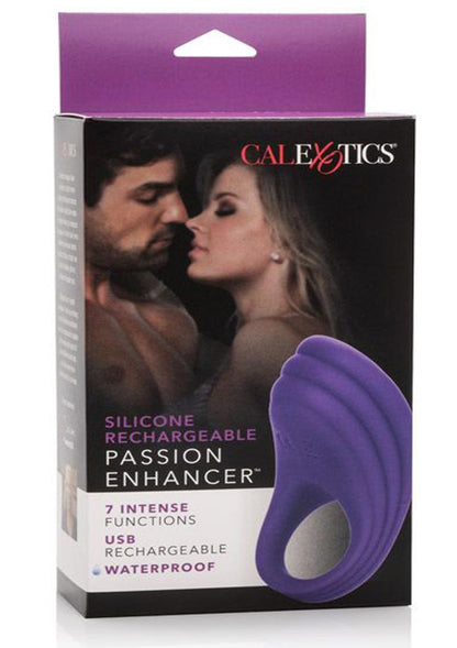 Silicone Rechargeable Passion Enhancer Cockring Waterproof