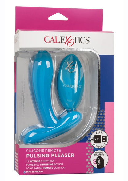 Silicone Remote Pulsing Pleaser Rechargeable Vibrator with Remote Control