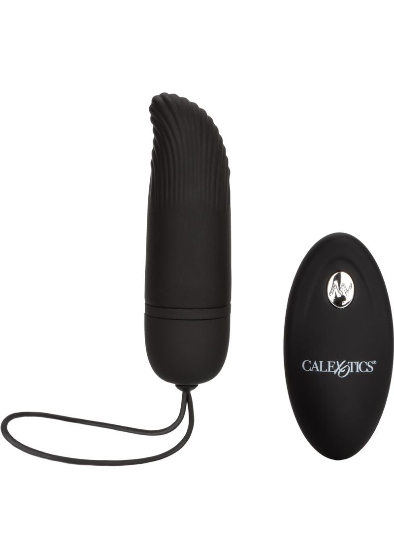 Silicone Ridged G-Spot Bullet with Remote Control