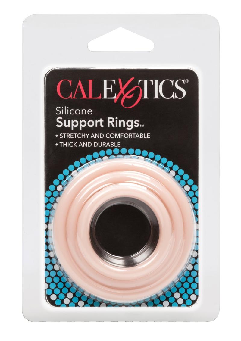 Silicone Support Rings Cock Rings - Ivory - 3 Piece Set