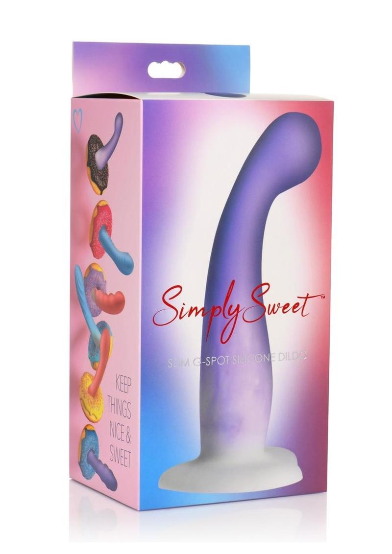 Simply Sweet Slim G-Spot Silicone Dildo