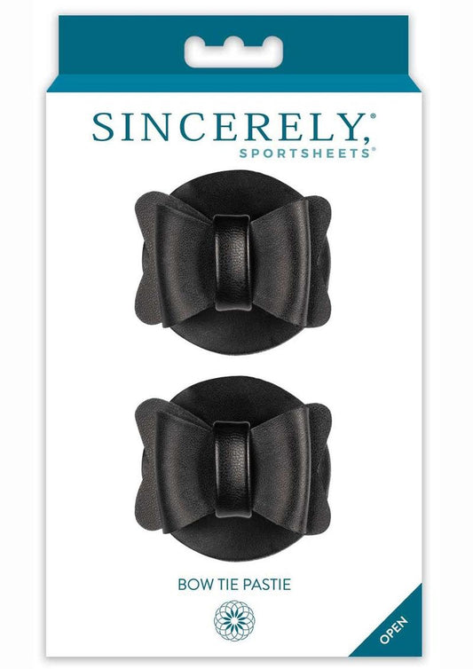 Sincerely Bow Ties Pasties - Black