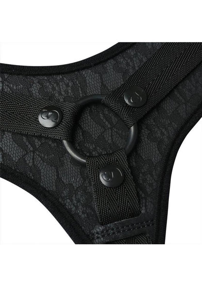 Sincerely Lace Strap-On Harness - Black