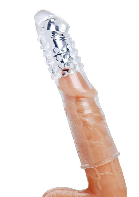 Size Matters Clear Sensations Vibrating Penis Enhancer - Clear