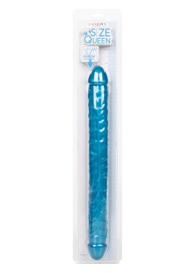 Size Queen Dildo - Blue - 17in