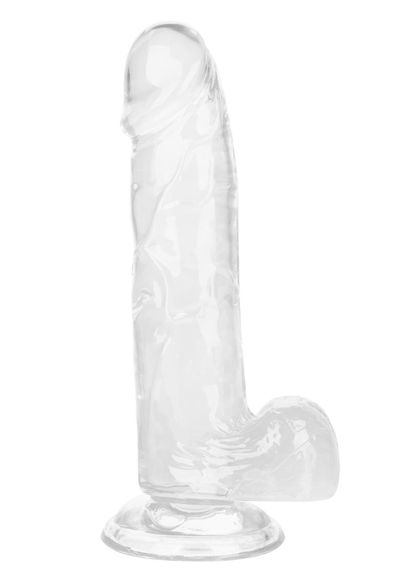 Size Queen Dildo - Clear - 6in