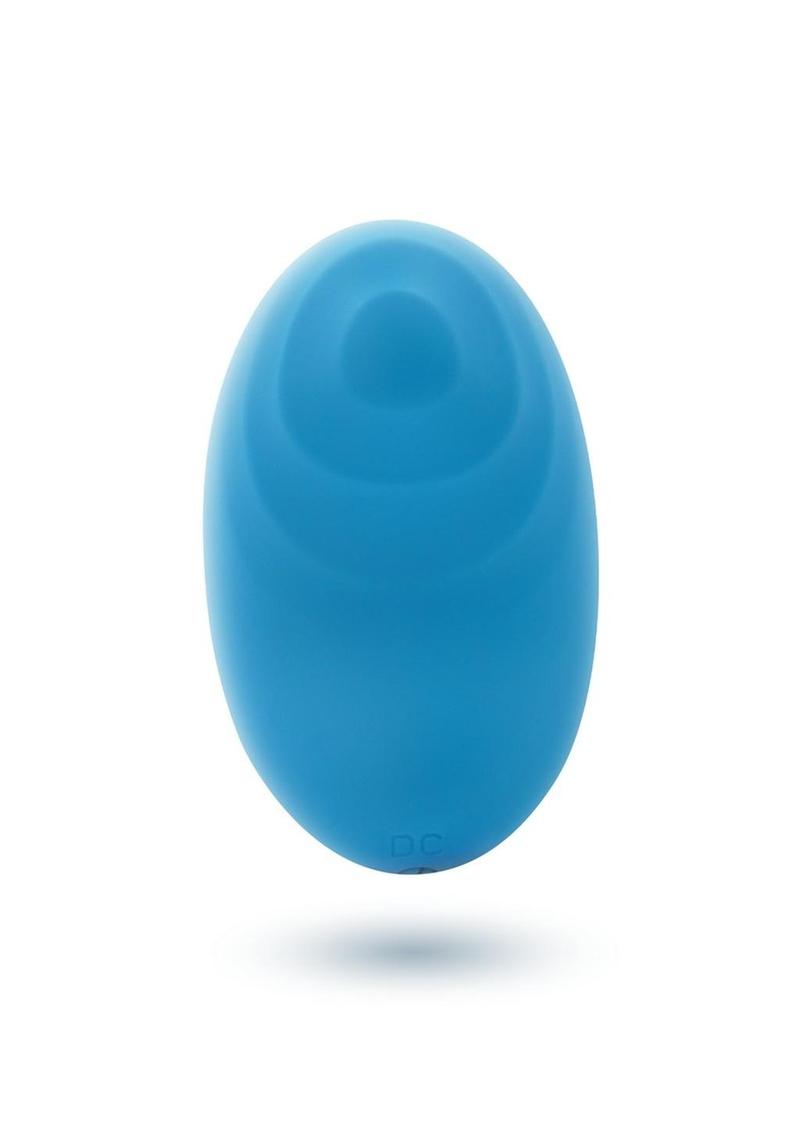 Skins Touch The Pebble Rechargeable Silicone Vibrator - Blue