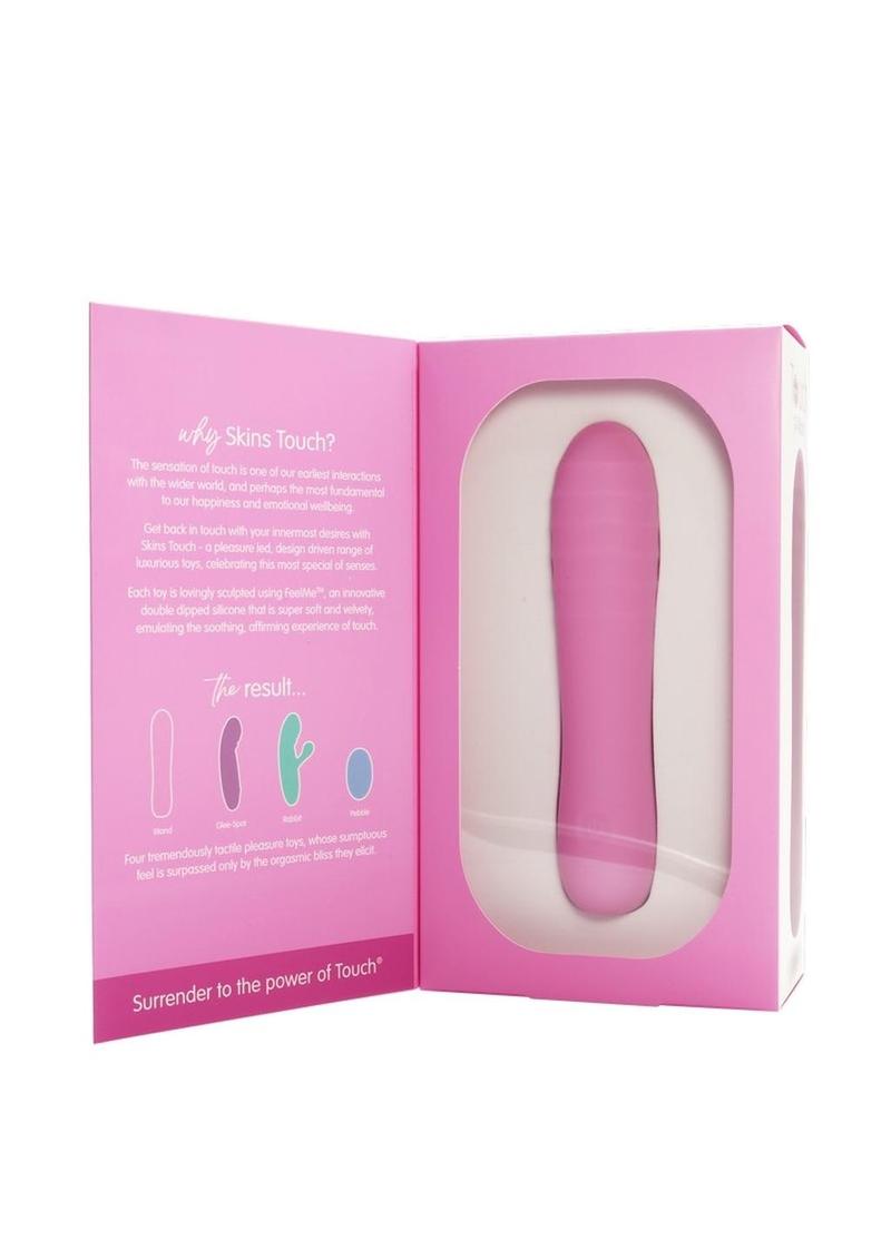 Skins Touch The Wand Rechargeable Silicone Vibrator - Pink