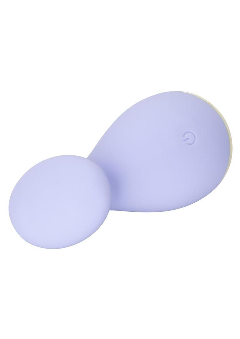 Slay #Enticeme Rechargeable Silicone Vibrating Mini Wand Massager - Purple