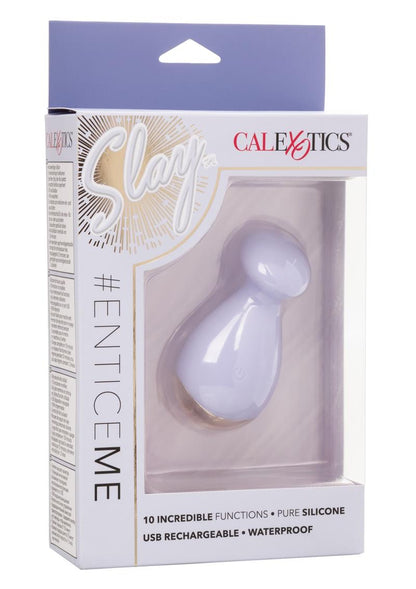 Slay #Enticeme Rechargeable Silicone Vibrating Mini Wand Massager