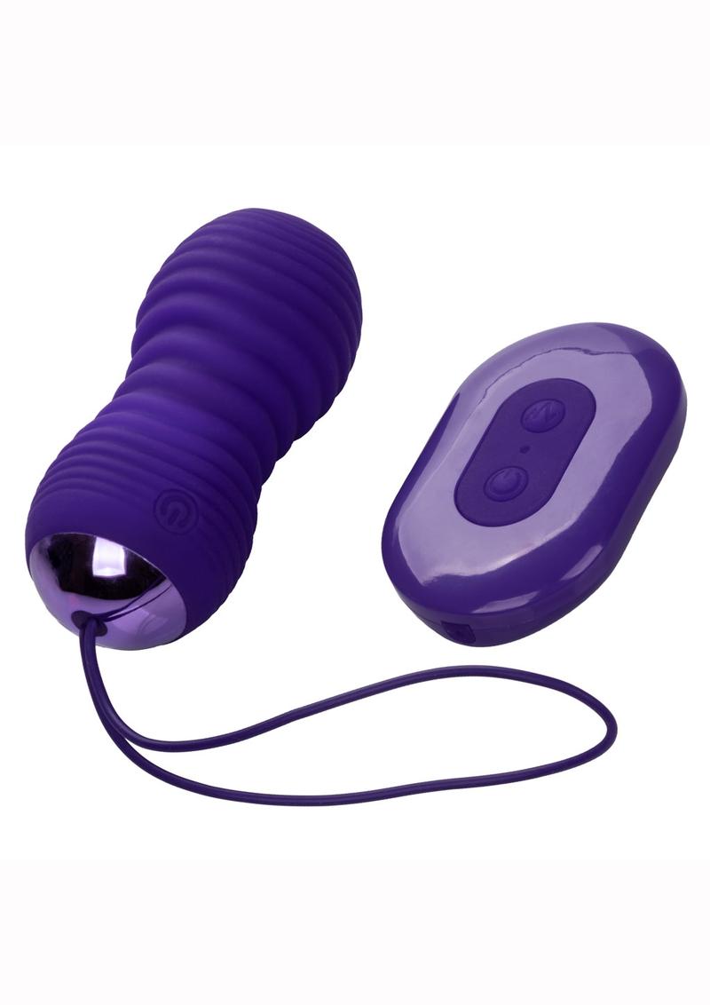 Slay #Thrustme Silicone Rechargeable Thrusting Rotating Vibrator with Remote