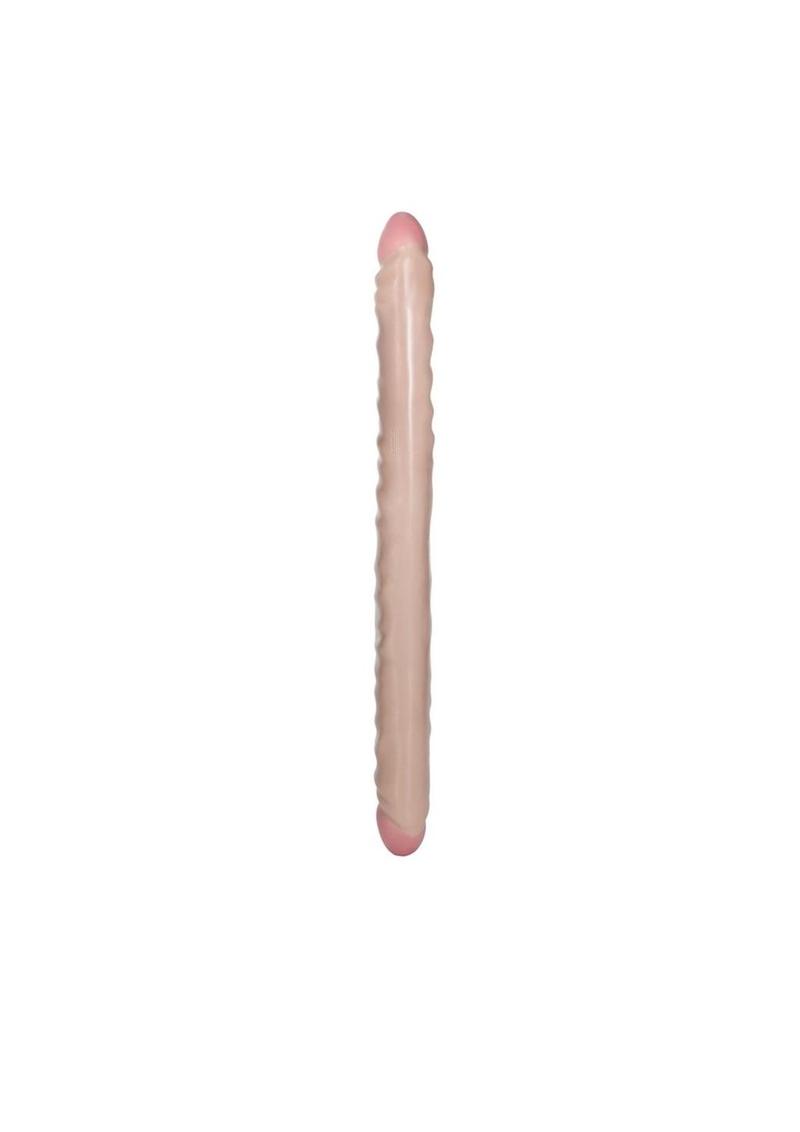 Slim Jim Duo Veined Super Slim Double Dildo